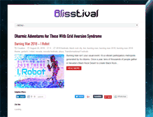 Tablet Screenshot of blisstival.com